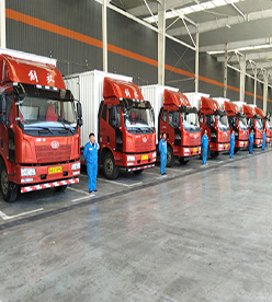 常州到山东物流公司车辆展示